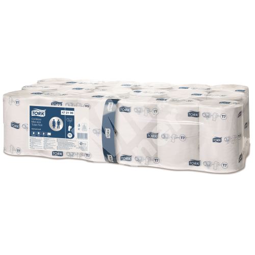 Tork Mid-size bezdutinkový toaletní papír, 2vrstvý, bílý, T7 1