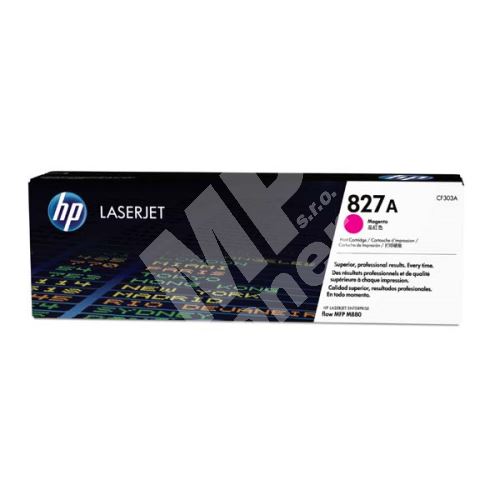 Toner HP CF303A, magenta, 827A, originál 1