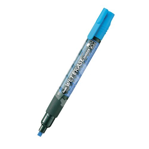 Pentel Wet Erase SMW26, křídový popisovač, modrý 4