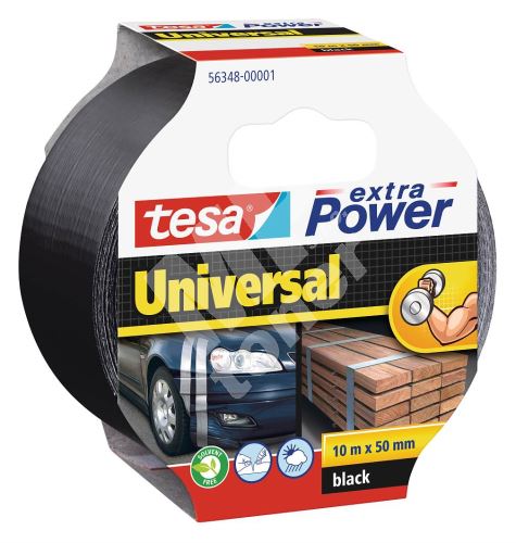 Textilní páska extra Power, černá, 50 mm x 10 m, univerzální, Tesa 2