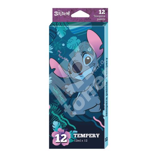 Temperové barvy Colorino, Stitch, 12ml, 12 barev 1