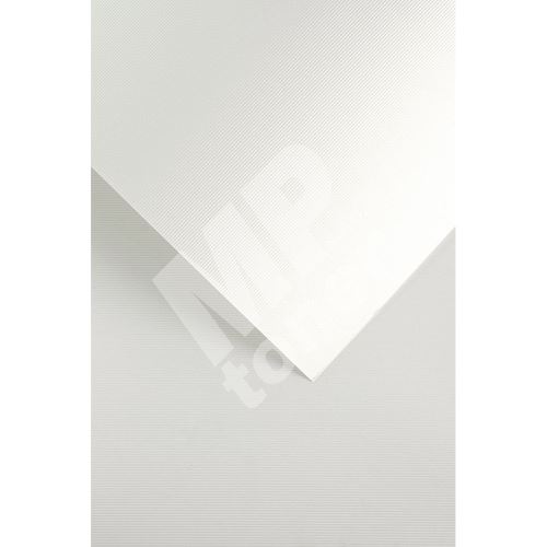 Ozdobný papír Pruhy, bílý, 230g, 20ks 1