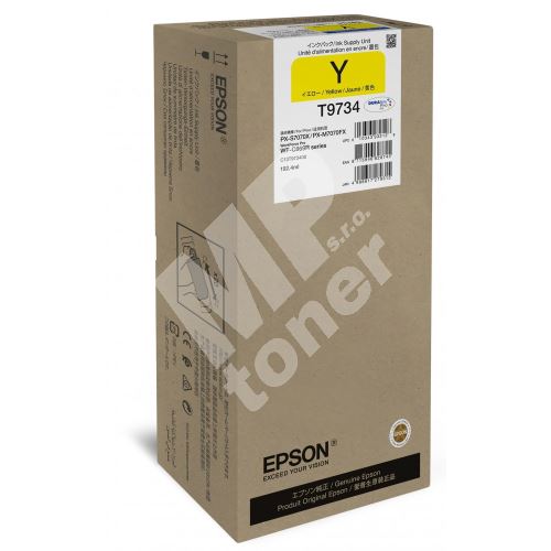 Inkoustová cartridge Epson C13T973400, WF-C869R, yellow, originál 1