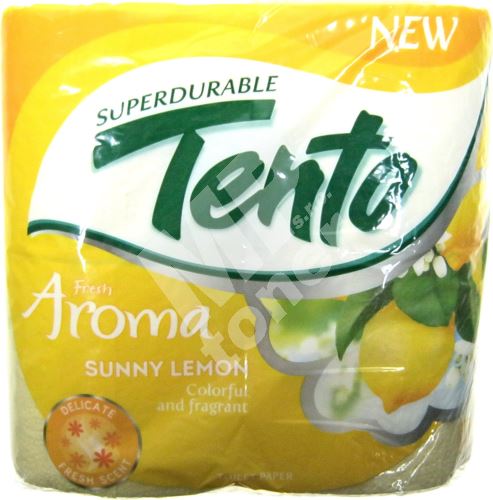 Tento Fresh Aroma Sunny Lemon parfémovaný toaletní papír 2 vrstvý 156 útržků 4 kusy 1