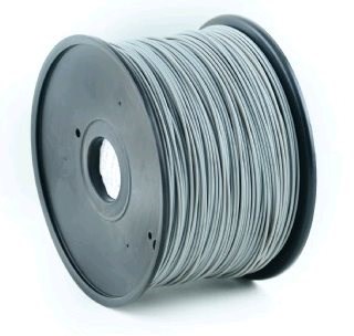 Tisková struna Gembird (filament) ABS, 1,75mm, 1kg, šedá
