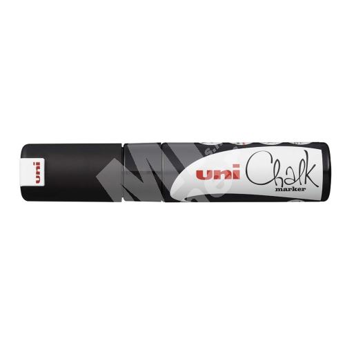 Uni Chalk Marker křídový popisovač PWE-8K, 8 mm, černý 1