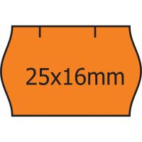 Cenové etikety 25 x 16 CONTACT oranžová (40)