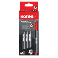 Kores K-Marker permanentní popisovač, tenký hrot M, červený 2 (1)