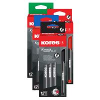 Kores K-Marker permanentní popisovač, tenký hrot M, červený 3 (2)