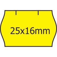 Cenové etikety 25 x 16 CONTACT žlutá (40)