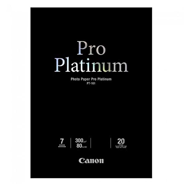 Fotopapír Canon PT-101 PRO Platinum, A2, mikroporézní povrch, 300g, lesklý