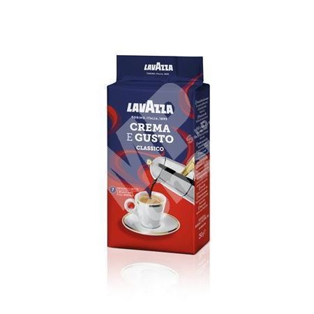 Káva Lavazza Crema e Gusto, pražená, mletá, 250g 1