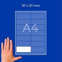 Univerzální etikety AVERY QuickPEEL, 97x37mm 100 listů A4 - 3678 4 (4)