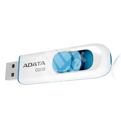 ADATA 32GB C008, USB flash disk 2.0, bílo-modrá 1