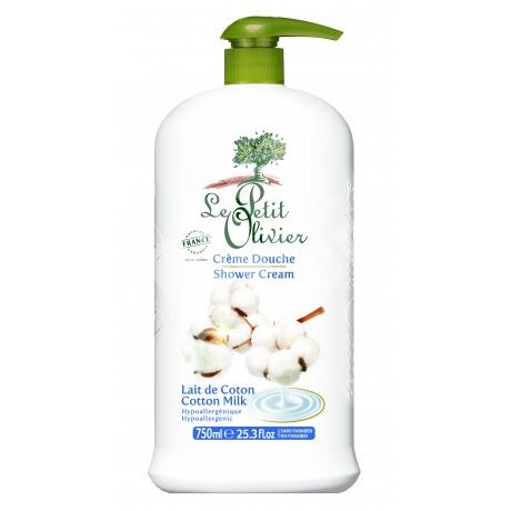 Le Petit Olivier Sprchový krém - Bavlníkové mléko, 750ml 1