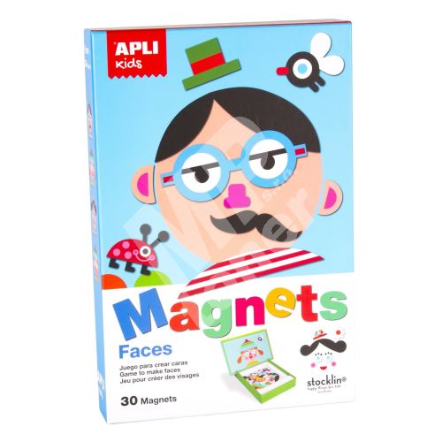Edukační hra s magnety Apli, tváře 1