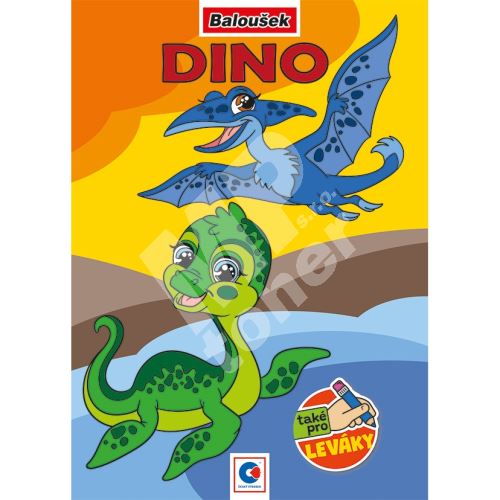 Omalovánka A5, Dino 1