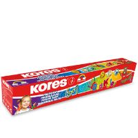 Prstové barvy Kores Dedi Kolor, 6+1 barev po 30 ml v kalíšcích