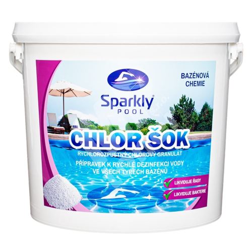 Chlor šok Sparkly POOL, 5 kg 1