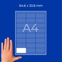Samolepící etikety Ultragrip 64,6 x 33,8 mm, 30 listů A4 6172 4 (4)