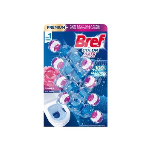 Bref WC blok Color Auto Aktiv Flower 4 x 50 g 1