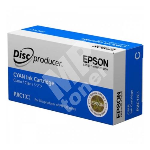 Cartridge Epson PP-100, C13S020447, cyan, PJIC1, originál 1