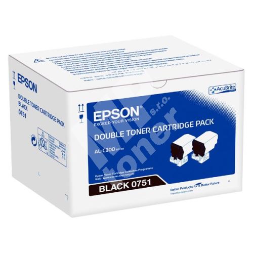 Toner Epson C13S050751, black, originál 1