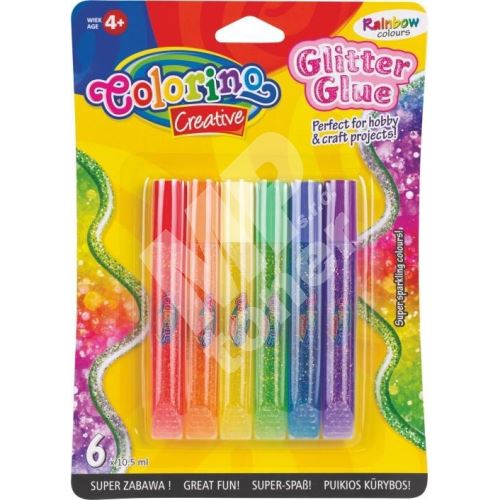 Colorino Rainbow dekorační lepicí pero, 6 barev 1
