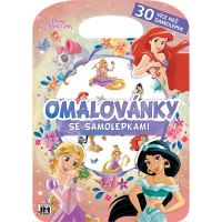 Omalovánky se samolepkami Disney Princezny Omalovánky se samolepkami Disney Princezny