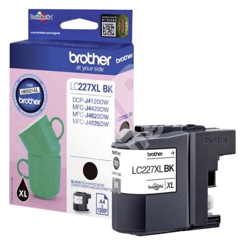 Cartridge Brother LC-227XLBK, black, originál 1