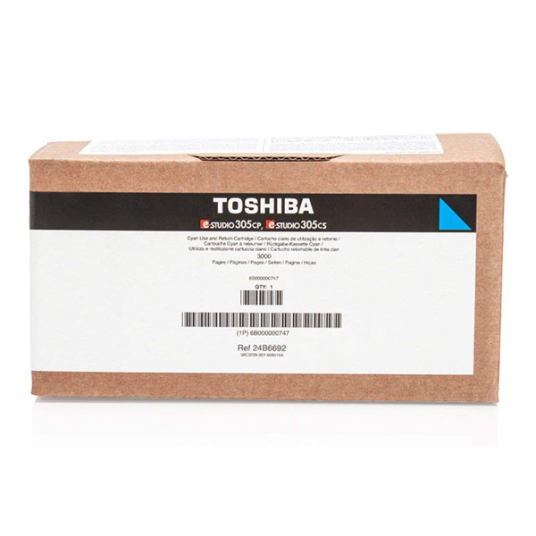 Toner Toshiba T-305PCR, e-studio 305, 306, cyan, 6B000000747, originál