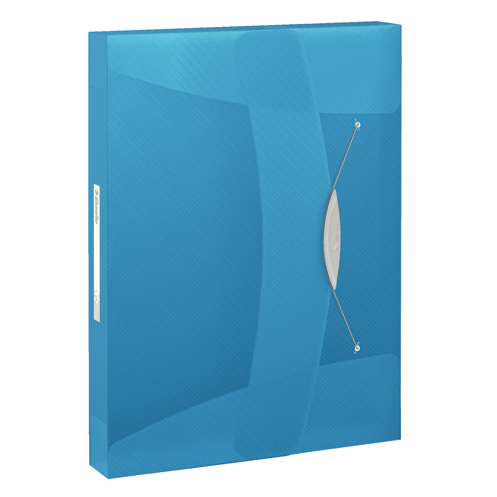 Box na spisy s gumičkou Esselte Jumbo Vivida A4, 40 mm, modrá
