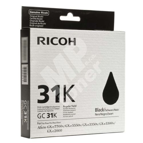 Cartridge Ricoh 405688, black, originál 1