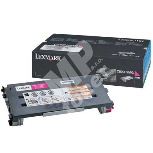 Toner Lexmark C500, X500, 0C500H2MG červená originál 1