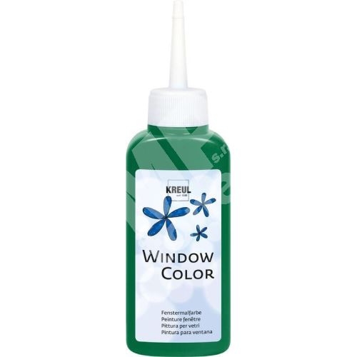 Barva na sklo Kreul Window Color, Dark Green, 80ml 1