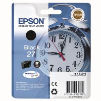 Inkoustová cartridge Epson C13T27014012, WF-3620DWF, WF-3640DTFW, black, 27, originál