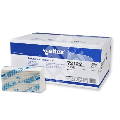 Ručníky papírové skládané CELTEX V Cell 3150ks, bílé, 2 vrstvy 1