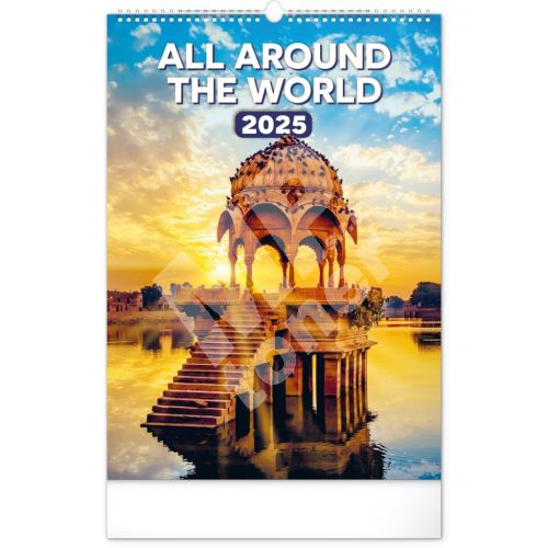 Nástěnný kalendář Notique Světové monumenty 2025, 33 x 46 cm 1