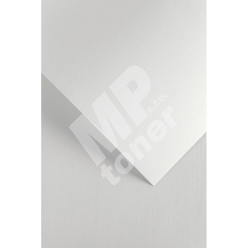 Ozdobný papír Plátno, bílý, 230g, 20ks 1