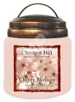 Chestnut Hill Vonná svíčka ve skle Květy třešní - Cherry Blossom, 16oz 1