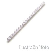 Plastové hřbety pro vazbu 9/16", 51 mm, bílé