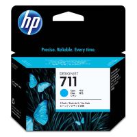 Inkoustová cartridge HP CZ134A, DesignJet T120, T520, cyan, No. 711, 3pack, originál