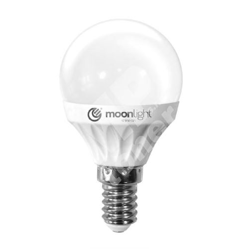 LED žárovka Moonlight E14, 220-240V, 5W, 405lm, 3000k, teplá, 50000h, 2835, 45mm/83mm 1