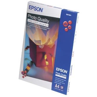 Epson Photo Quality InkJet Paper, foto papír, bílý, A4, 210x297mm, 104 g/m2, 720dpi, 100