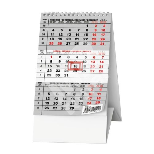 Stolní kalendář - Mini tříměsíční 1