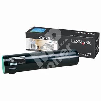 Toner Lexmark X945, X945X2K, černá, originál 1