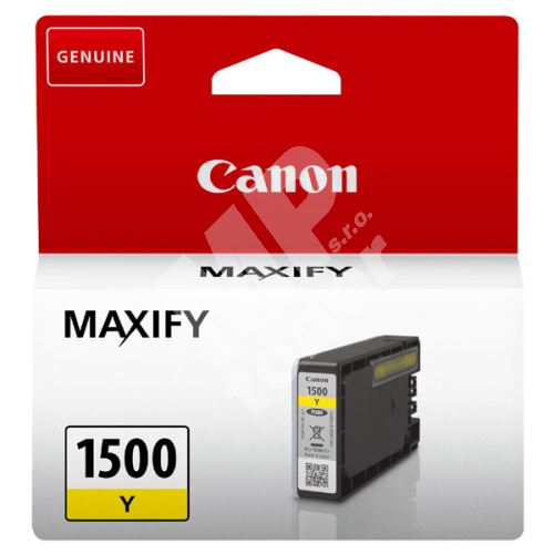 Cartridge Canon PGI-1500Y, yellow, 9231B001, originál 1