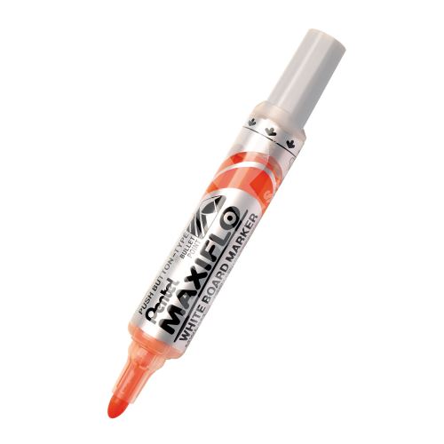 Pentel Maxiflo MWL5M, popisovač na bíle tabule, oranžový 3
