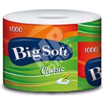 Big Soft Classic toaletní papír různé barvy 2 vrstvý 1000 útržků 1 kus 1