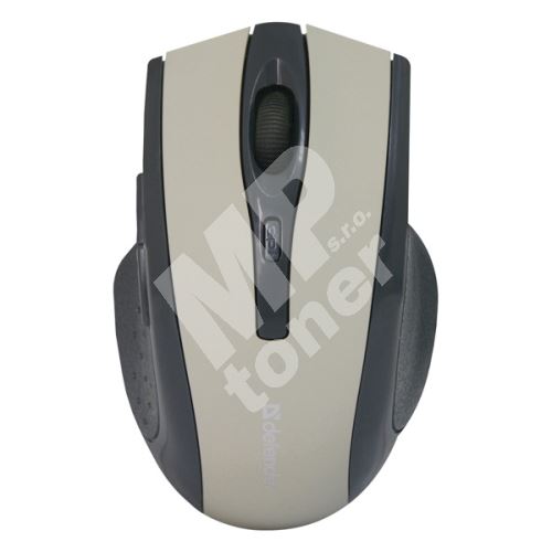Myš Defender Accura MM-665, 1600DPI, optická, 6tl., bezdrátová, černo-šedá 1